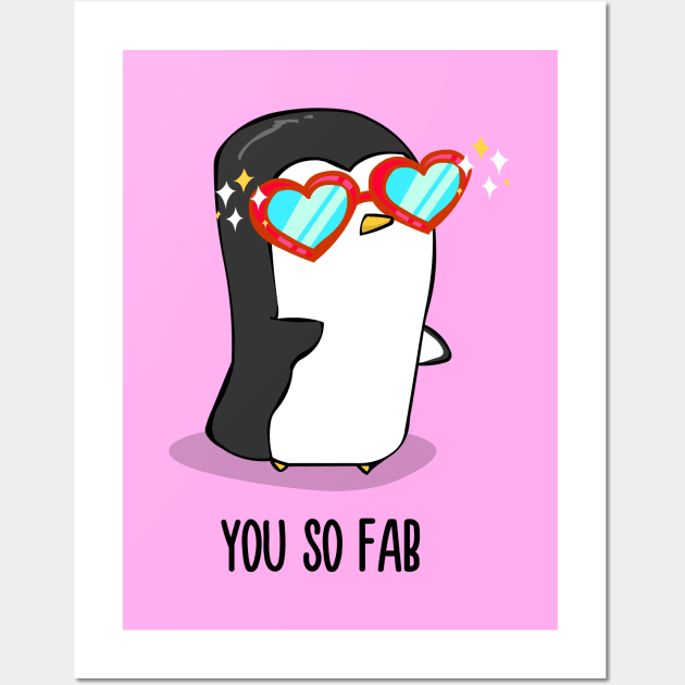 Fabulous Penguin Wall Art by AnishaCreations